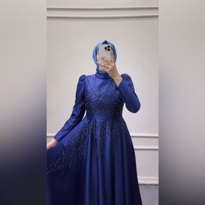 New dress size L - LX princess model blue color